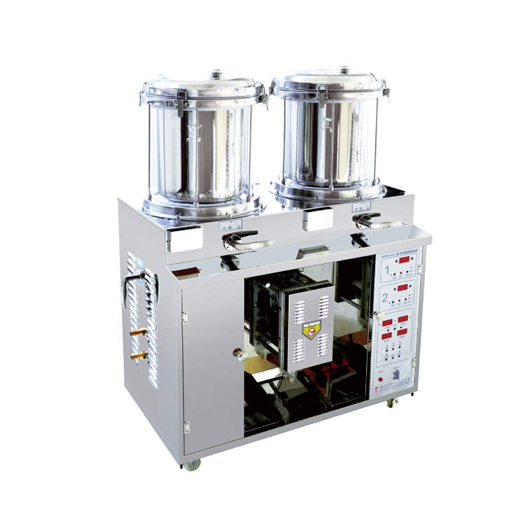 Electric frying micro pressure cycle two frying packaging machine series DP2000-2XR (2+1 type)